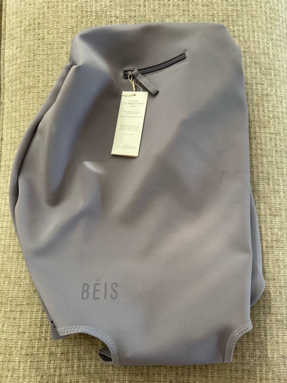 BÉIS Lavender Carry-On Luggage Cover, NWT - Picture 2 of 2
